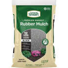 GroundSmart 0.8 Cu. Ft. Black Recycled Nugget Rubber Mulch Image 1