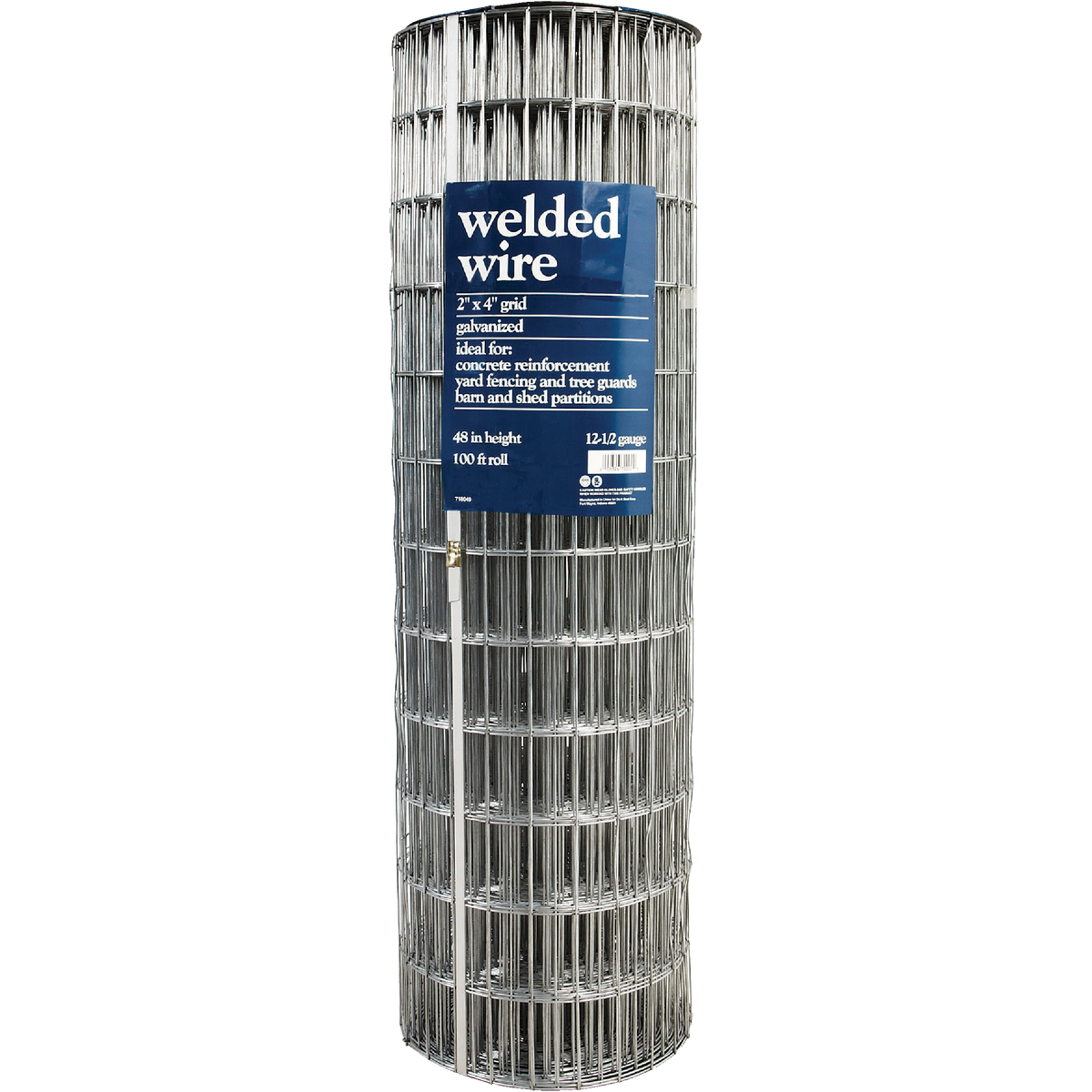 48 In. H. x 100 Ft. L. (2x4) Zinc-Coated Galvanized Welded Wire Fence Image 4