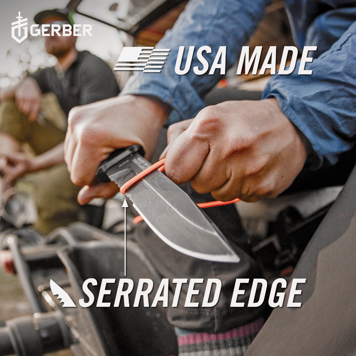 Gerber StrongArm Fine Edge Fixed Blade Knife Image 3