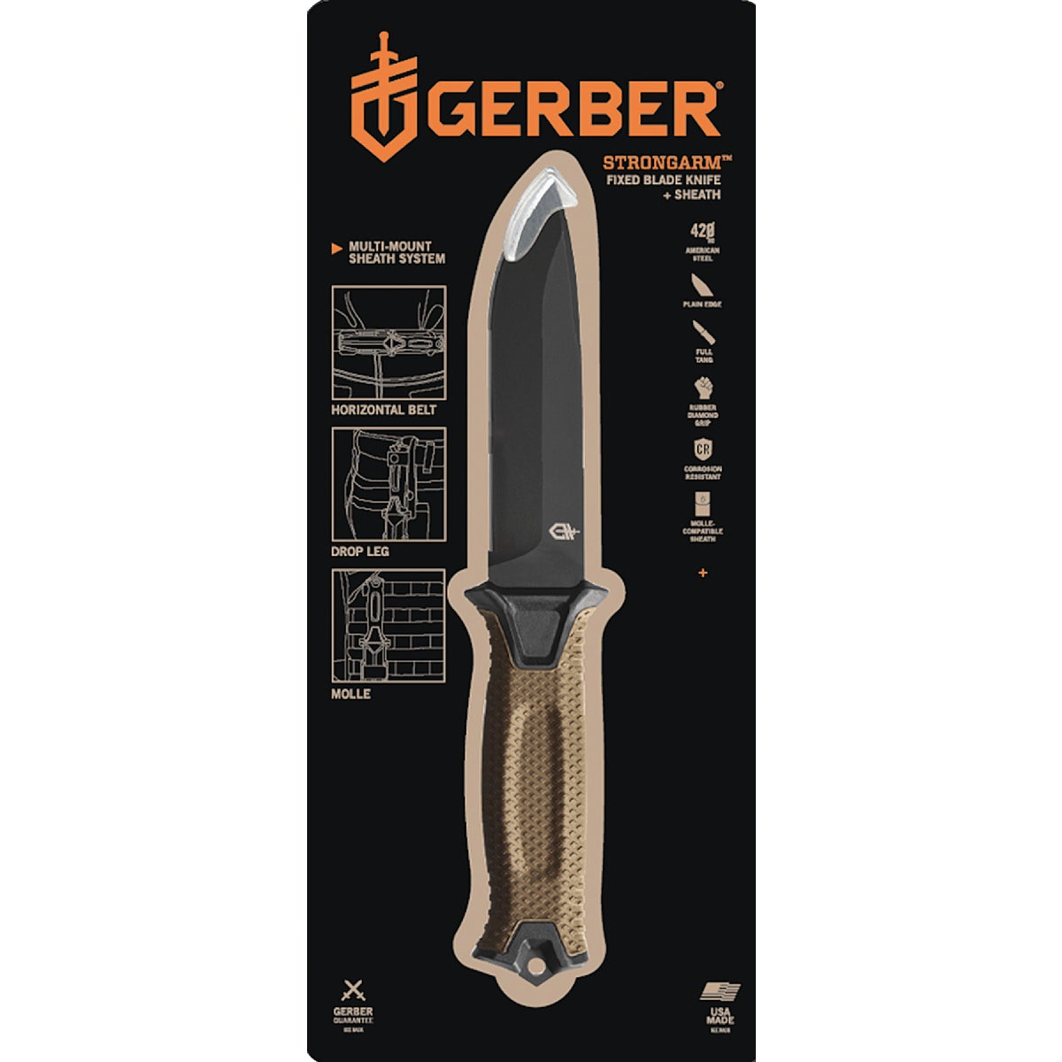 Gerber StrongArm Fine Edge Fixed Blade Knife Image 6