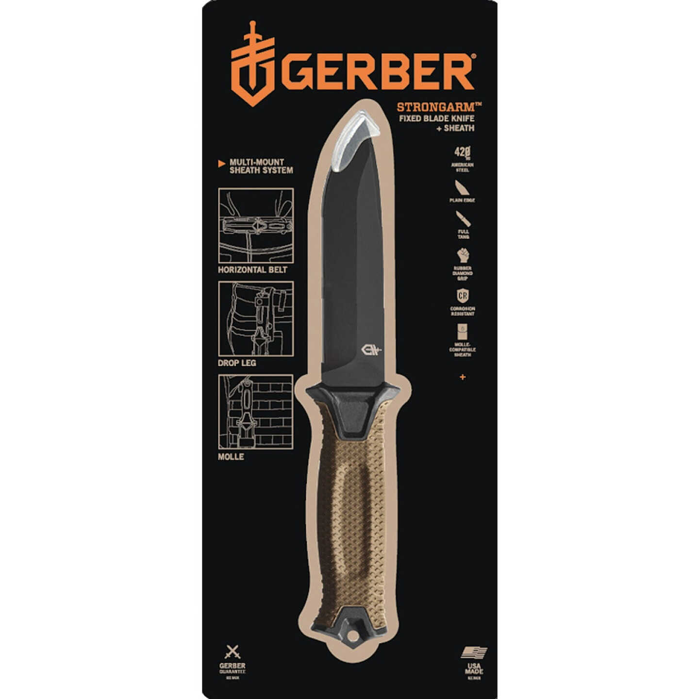 Gerber StrongArm Fine Edge Fixed Blade Knife Image 6