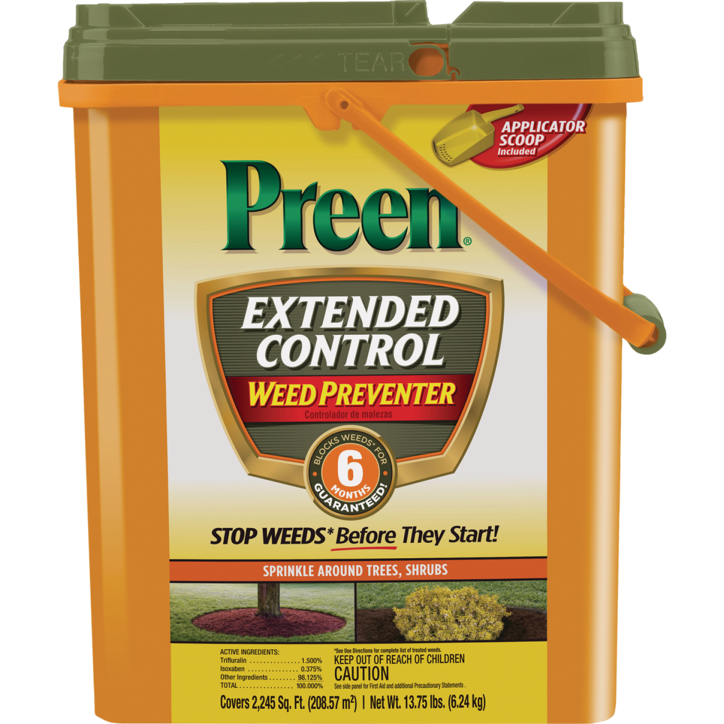 Preen Extended Control 13.75 Lb. Ready To Use Granules Weed Preventer Image 1