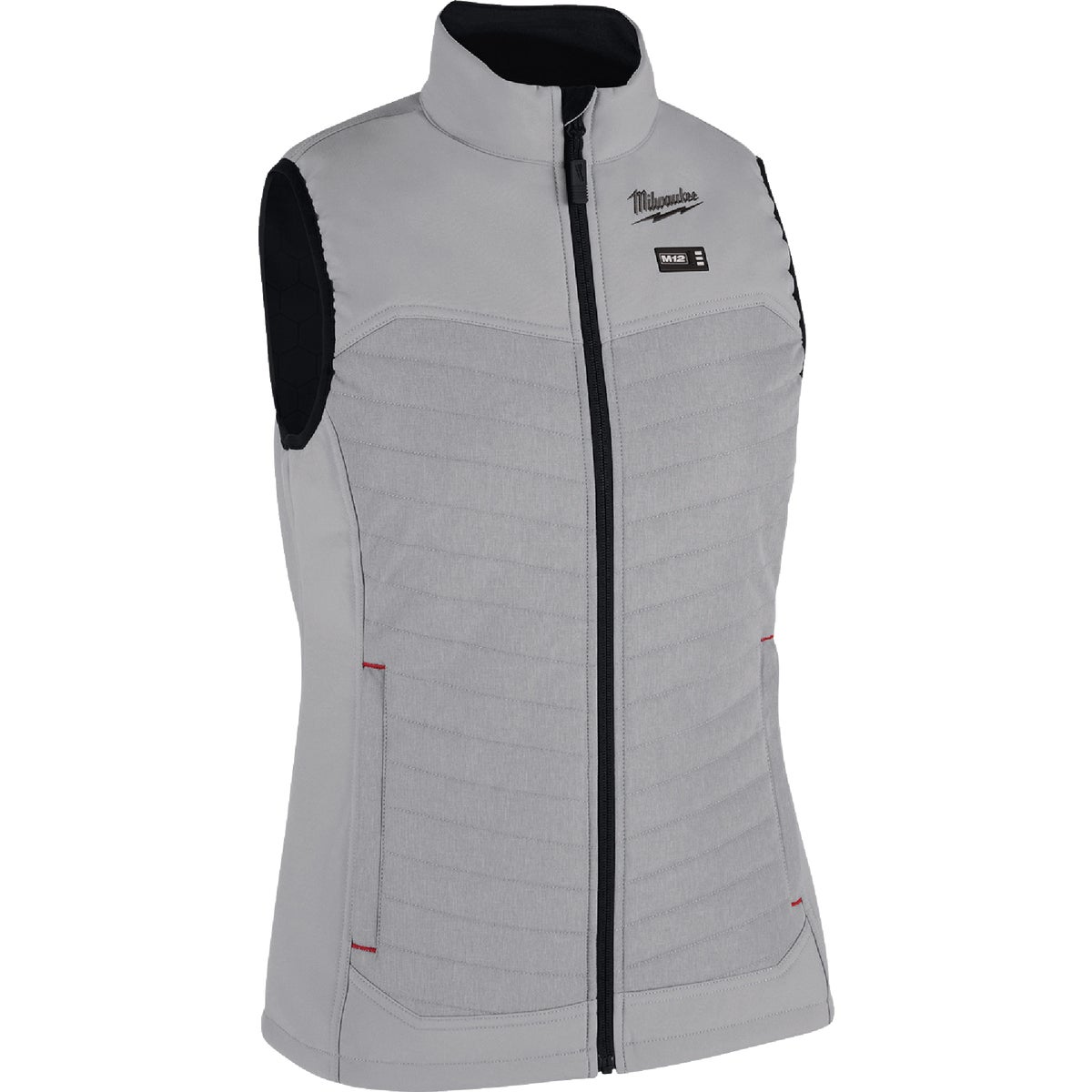Milwaukee M12 AXIS Women's Gray Cordless Heated Vest, L Image 2