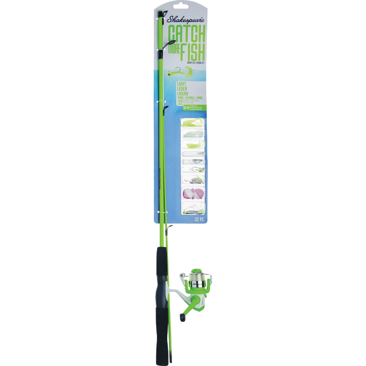 Shakespeare Catch More Fish Light Spinning Kit