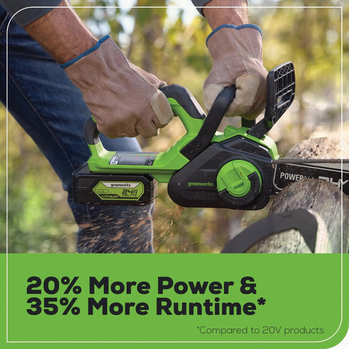 Greenworks 24V 4.0 Ah USB Battery Image 4