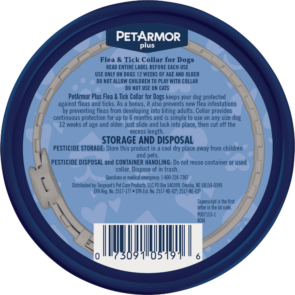 PetArmor Plus Dog Flea & Tick Collar Image 2