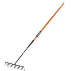 Kenyon 60 In. Wood Handle 14-Tine Asphalt Landscape Rake Image 1