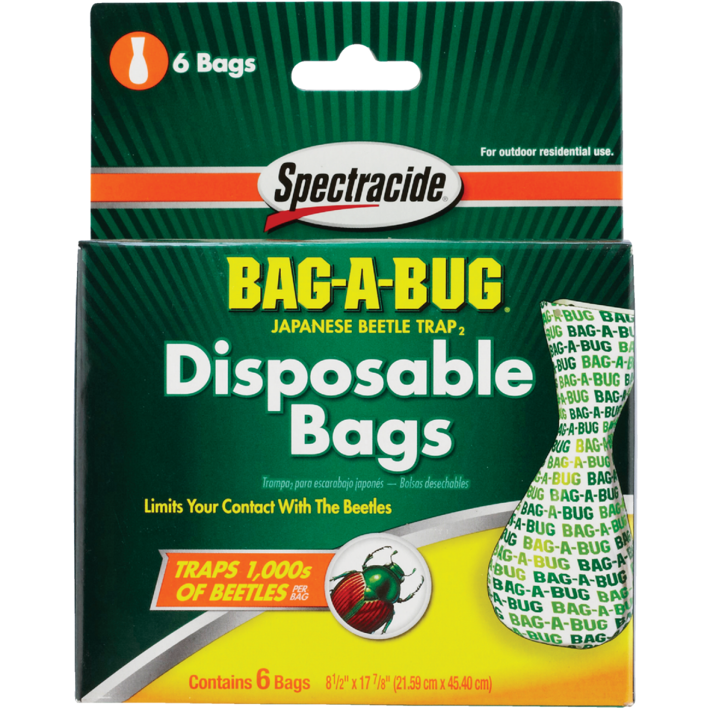 Spectracide Bag-A-Bug Plastic Japanese Beetle Trap Replacement Bag (6-Pack) Image 2