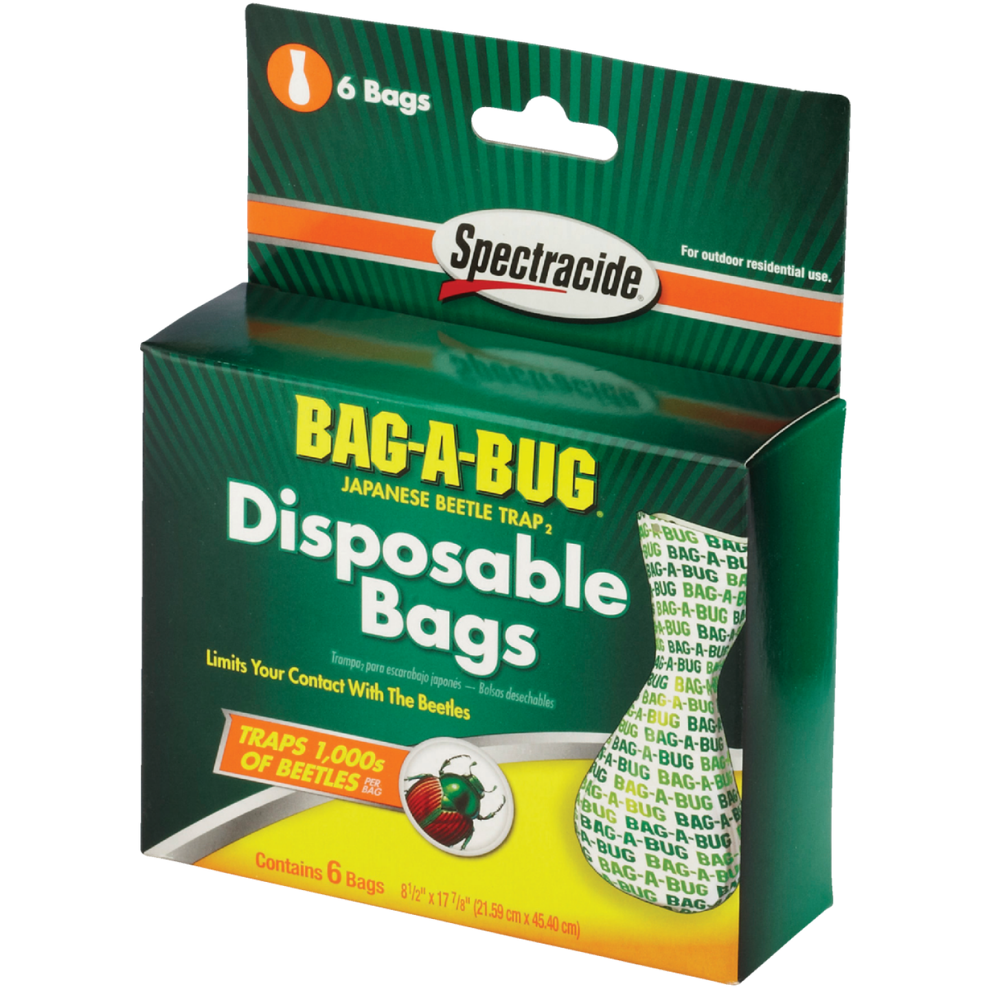 Spectracide Bag-A-Bug Plastic Japanese Beetle Trap Replacement Bag (6-Pack) Image 3
