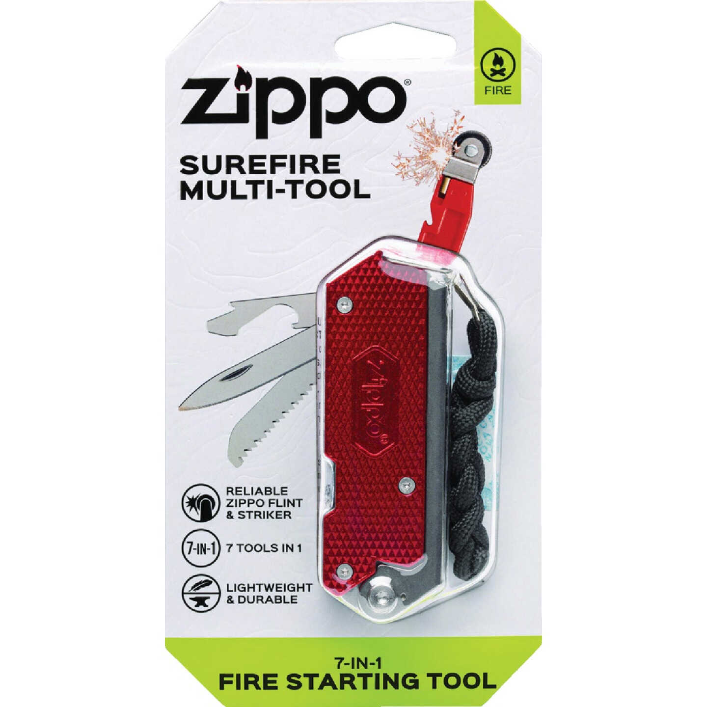 Zippo Sure Fire Multi-Tool Fire Starter Image 2