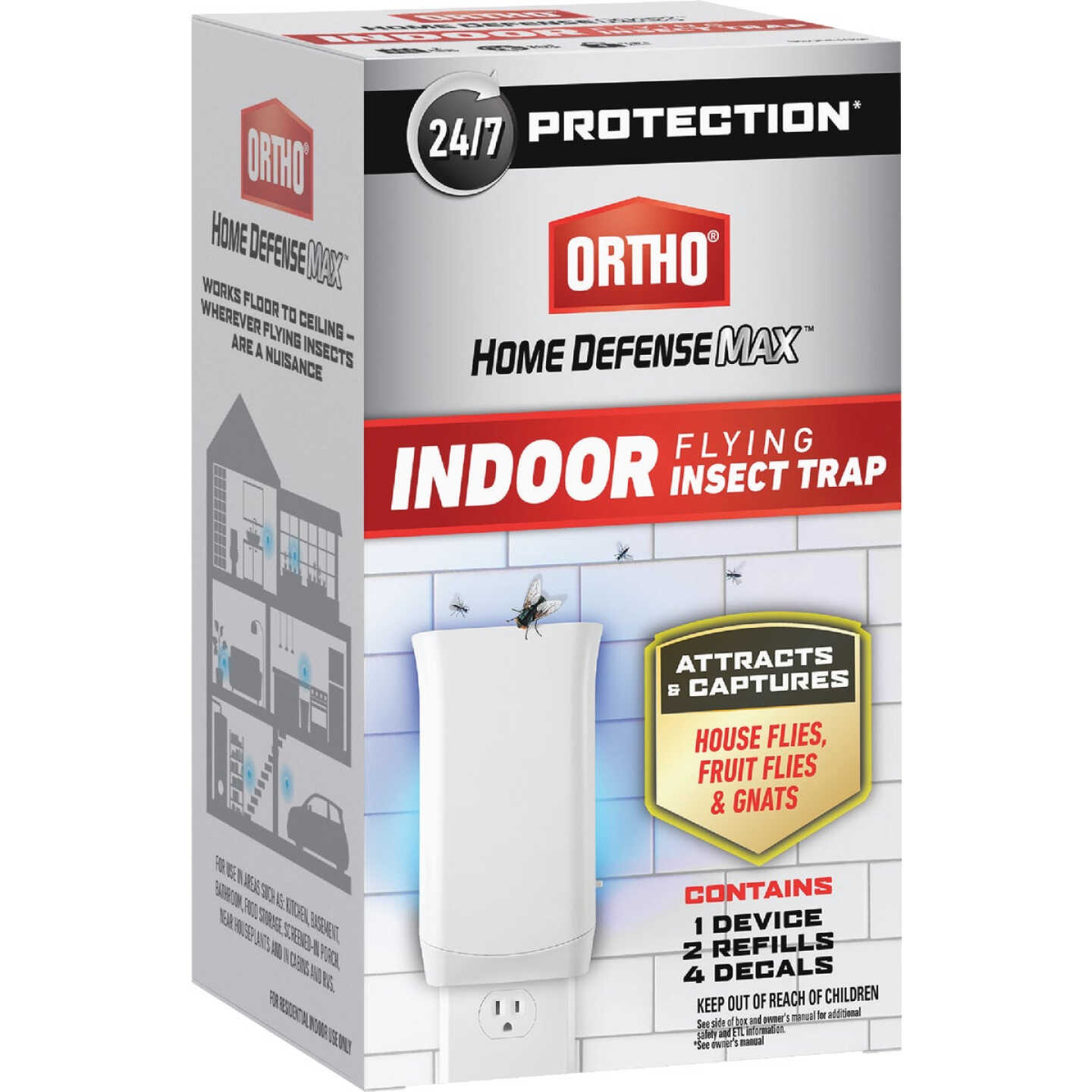 Ortho Home Defense MAX Reusable Indoor Flying Insect Trap Starter Kit Image 1