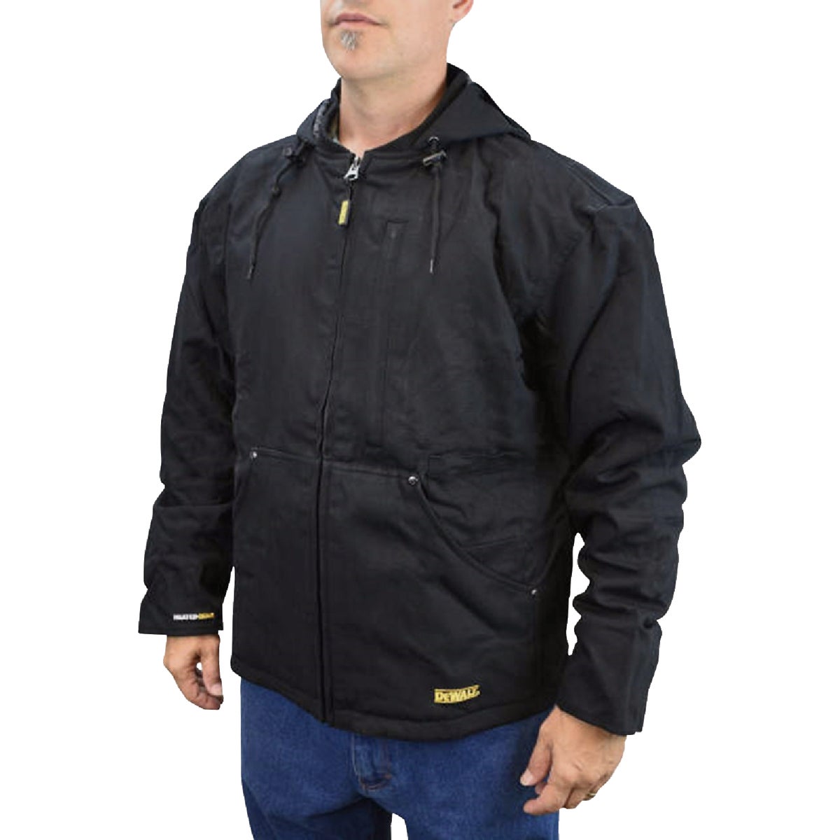 DEWALT Men's Black Heated Coat Kit, L Image 6