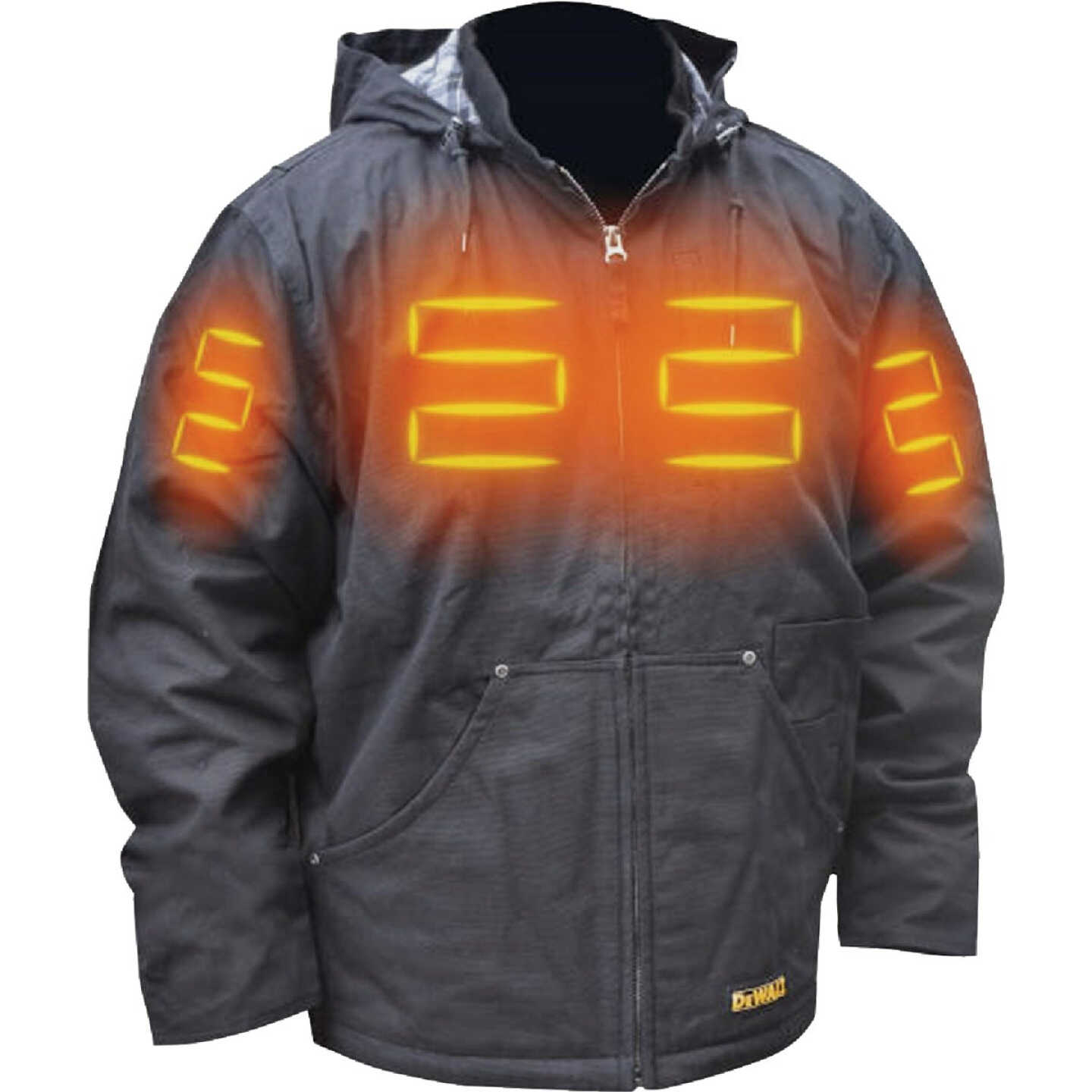 DEWALT Men's Black Heated Coat Kit, L Image 1