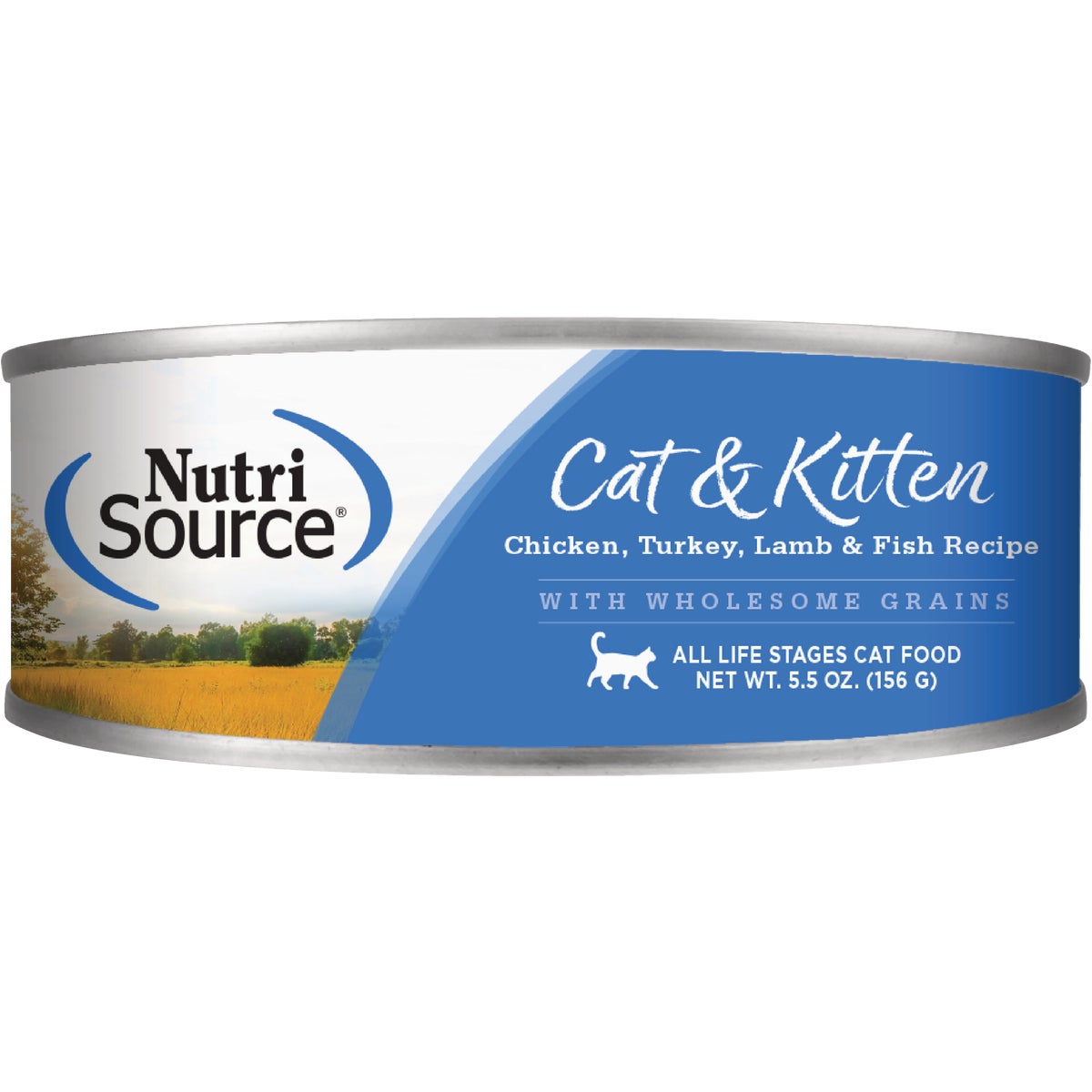 NutriSource 5.5 Oz. Chicken, Turkey, Lamb & Fish Recipe Cat & Kitten Food