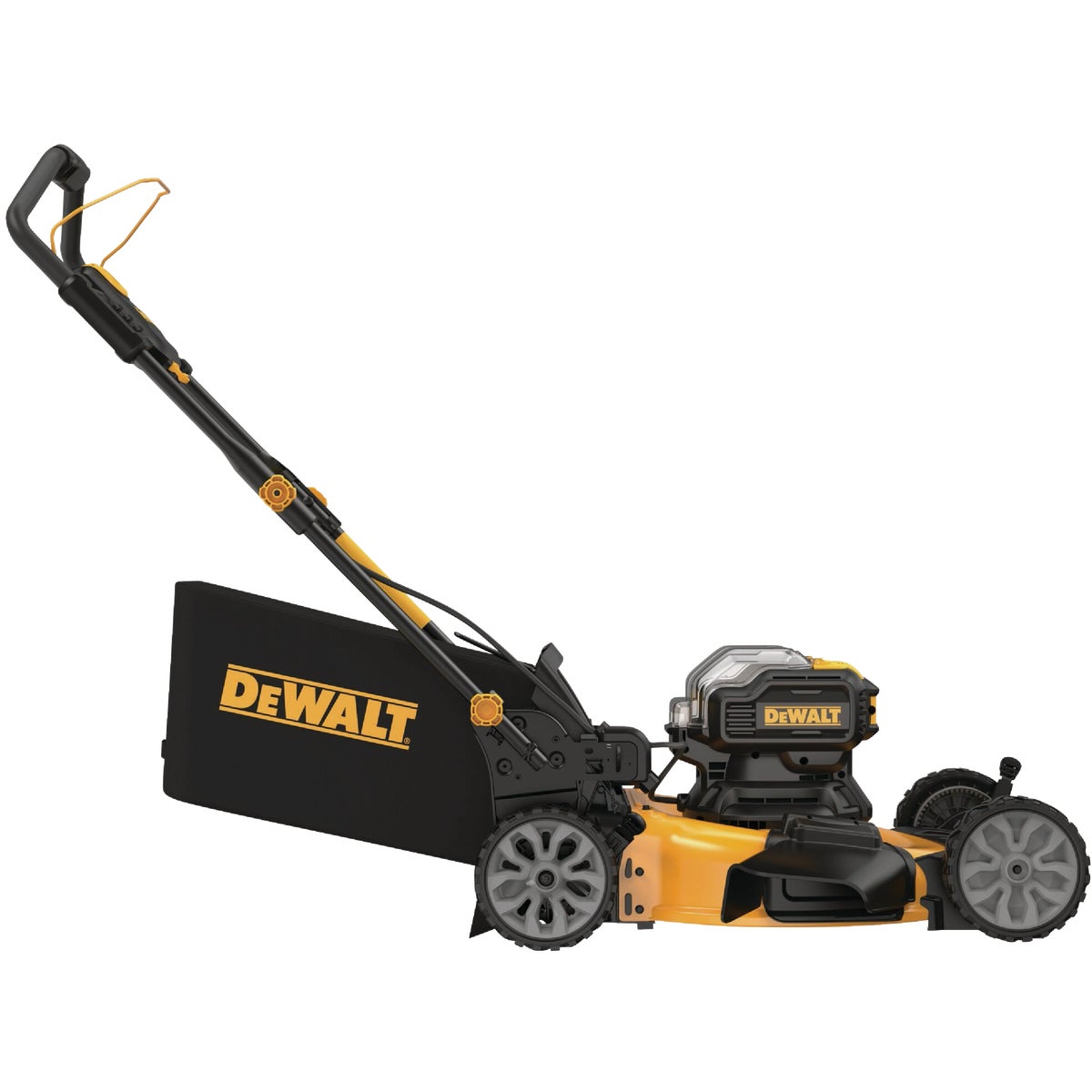 DEWALT 20V MAX 21 In. Brushless Push Dual Battery Cordless Lawn Mower Kit with (2) 10.0 Ah Batteries & Charger