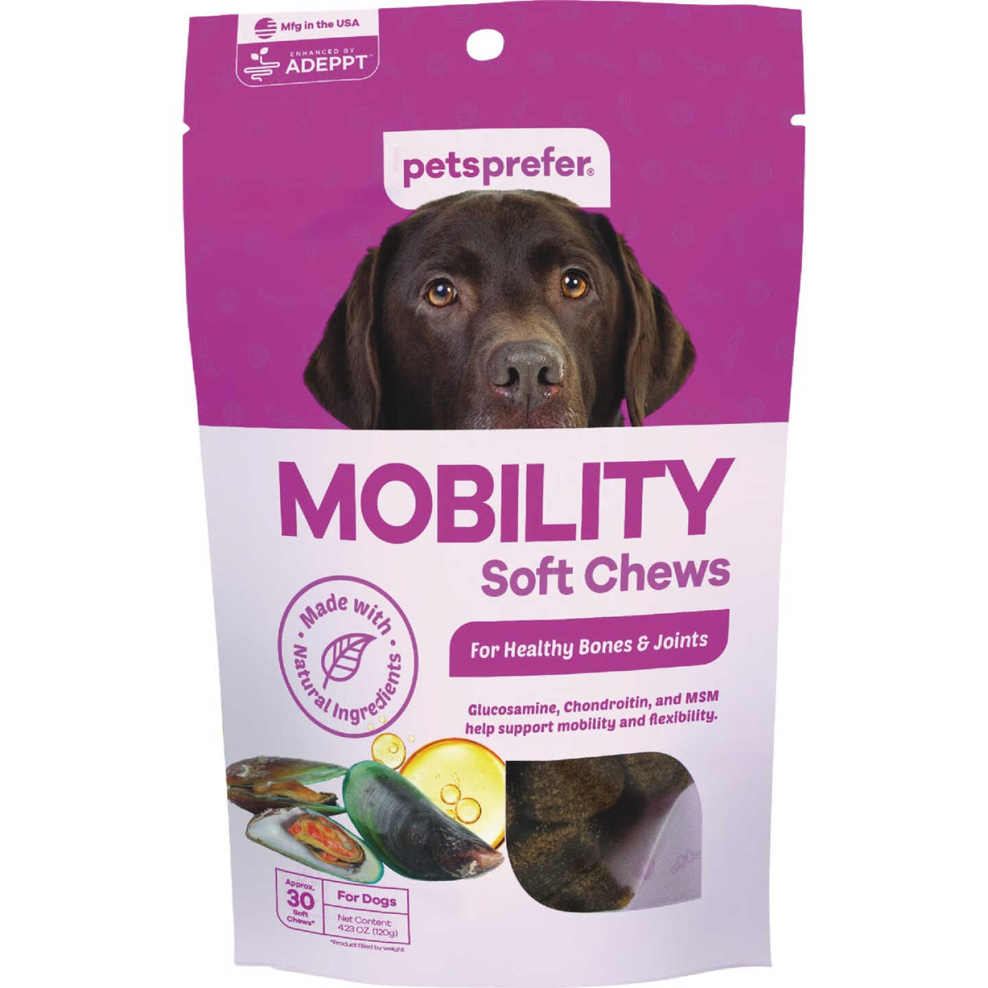 Pets Prefer Mobility Soft Dog Chews (30-Count) Image 1