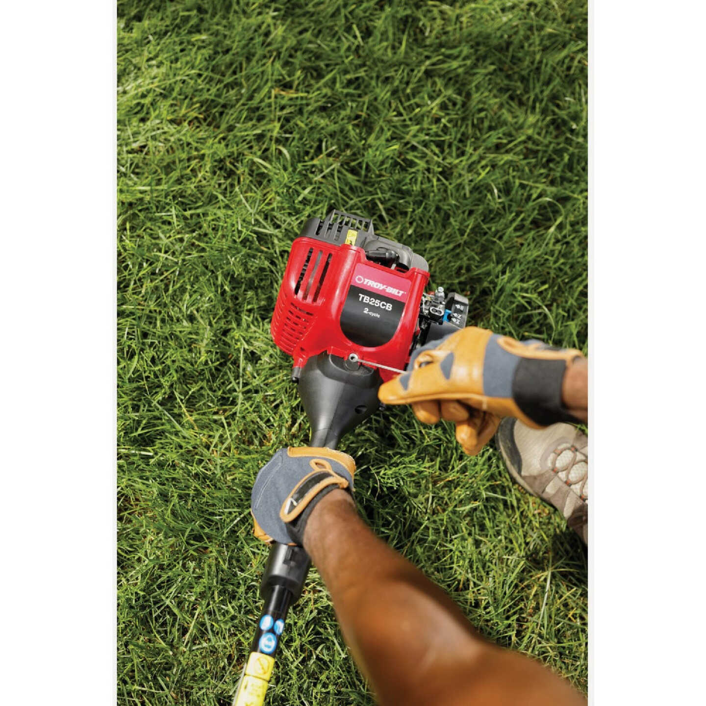 Troy-Bilt TB25CB 25cc 2-Cycle 16 In. Curved Shaft Gas Trimmer Image 2