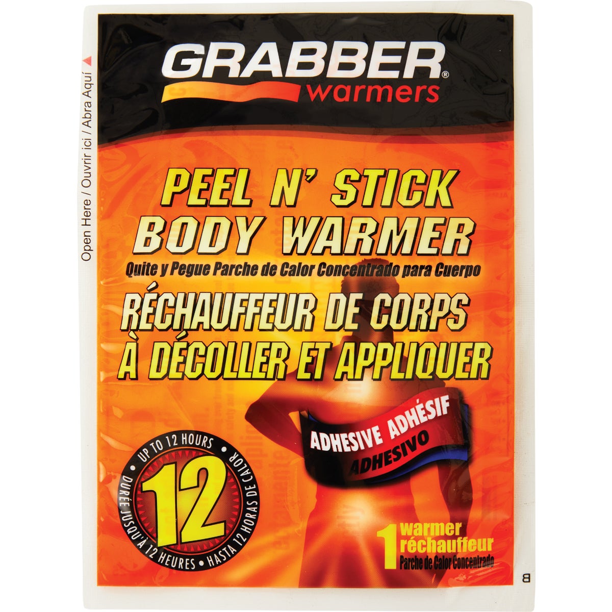 Grabber Disposable Adhesive Body Warmer Image 7