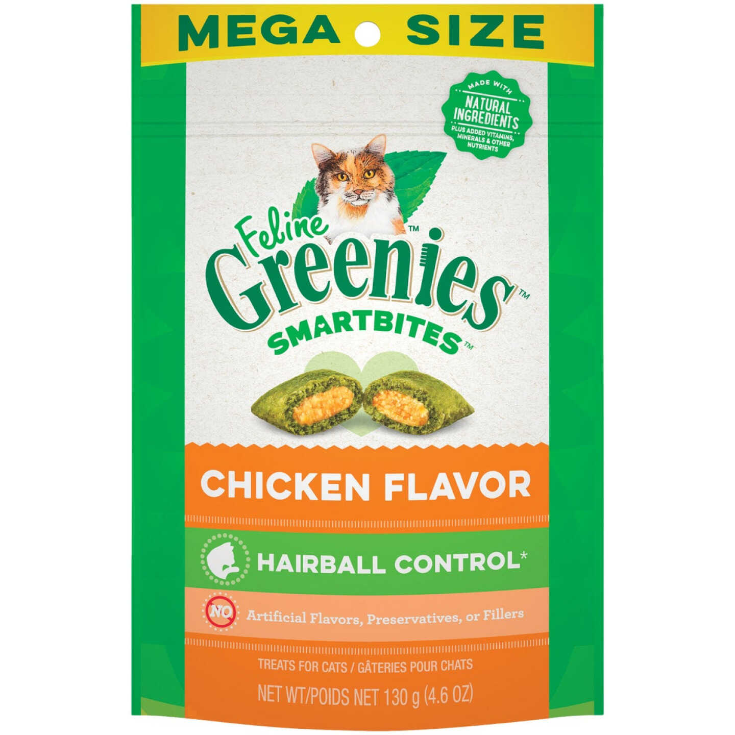 Greenies SmartBites Chicken 4.6 Oz. Hairball Control Cat Treats Image 1