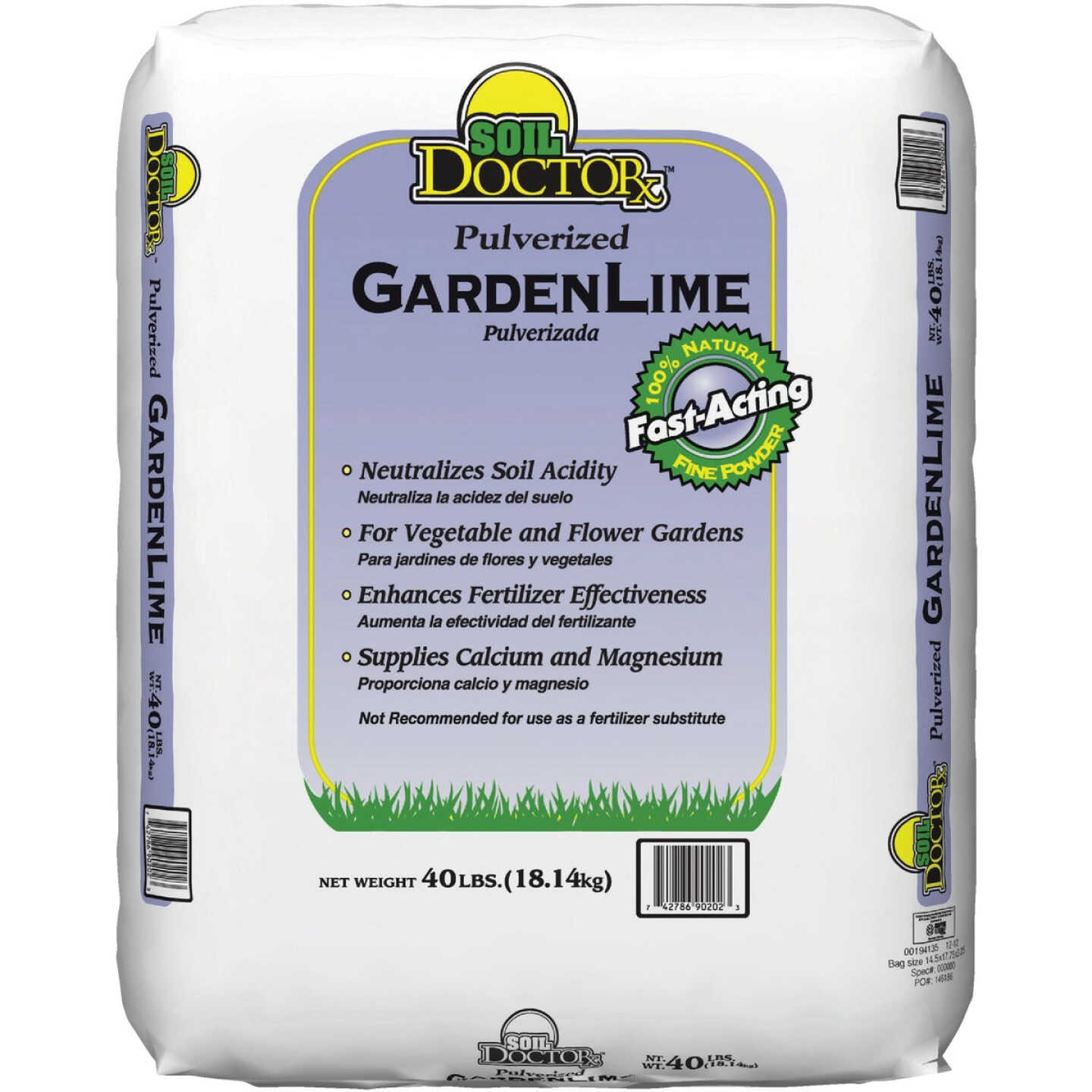 Soil Doctor 40 Lb. Pulverized Garden Lime Image 1