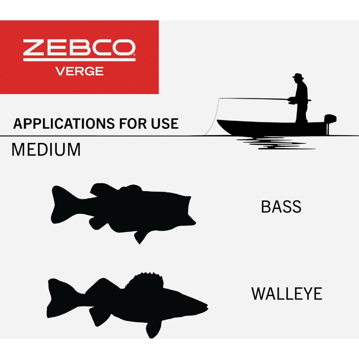 Zebco Verge 7 Ft. Graphite Fishing Rod & Medium Spinning Reel Image 8