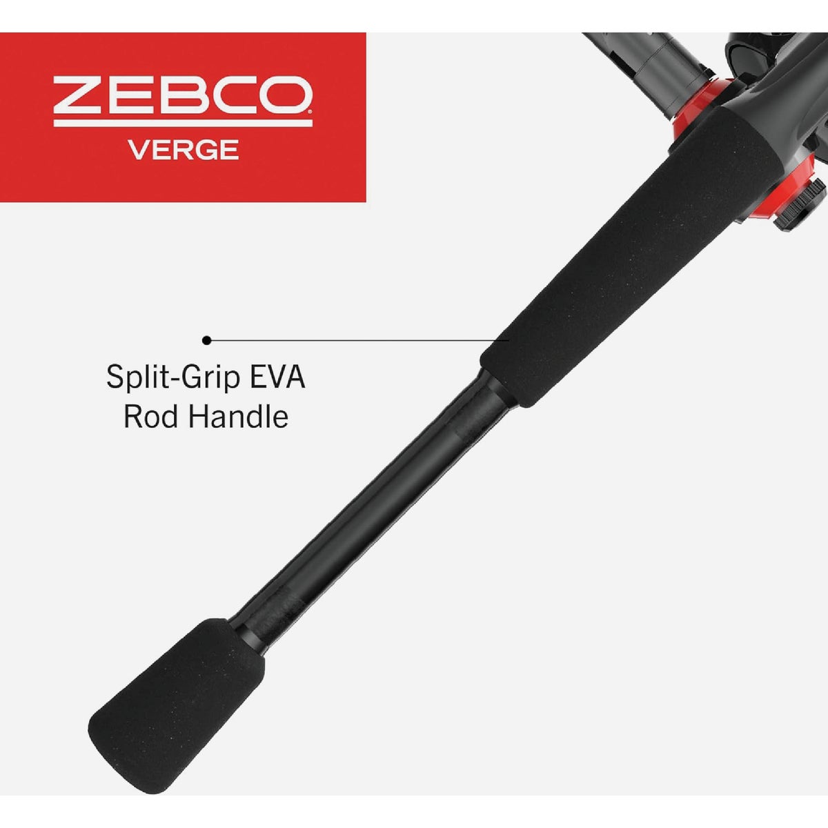 Zebco Verge 7 Ft. Graphite Fishing Rod & Medium Spinning Reel Image 6