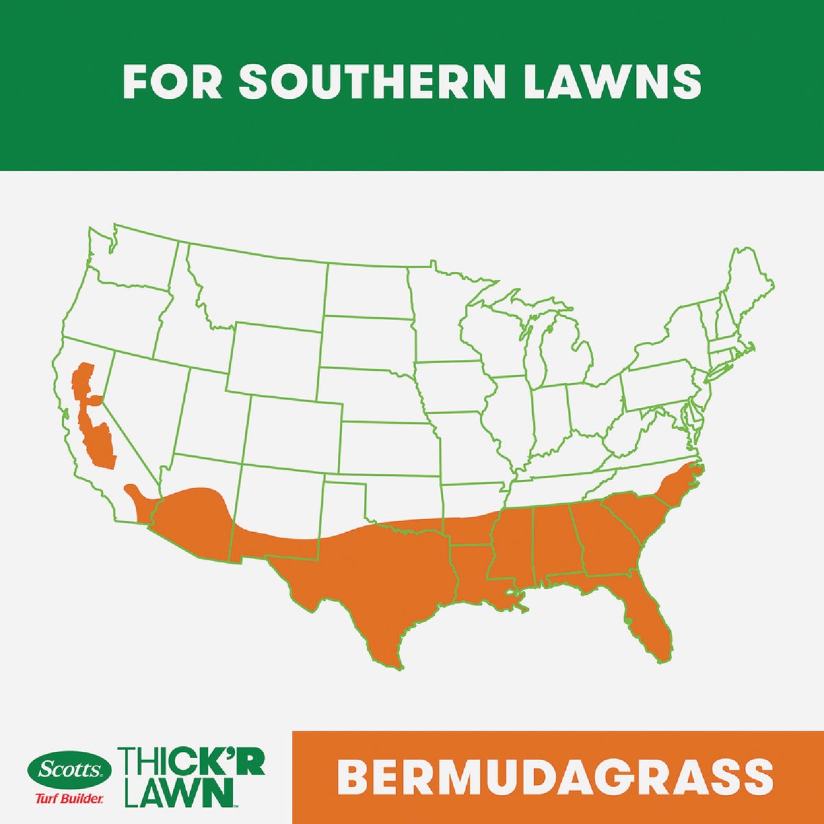 Scotts Turf Builder Thick'R Lawn 40 Lb. 4000 Sq. Ft. Patch & Repair For Bermudagrass Grass Seed, Fertilizer, and Soil Improver Combination Image 5