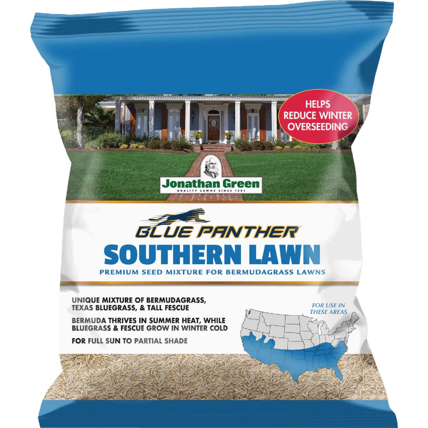 Jonathan Green Blue Panther Southern Lawn 7 Lb. Grass Seed Image 1