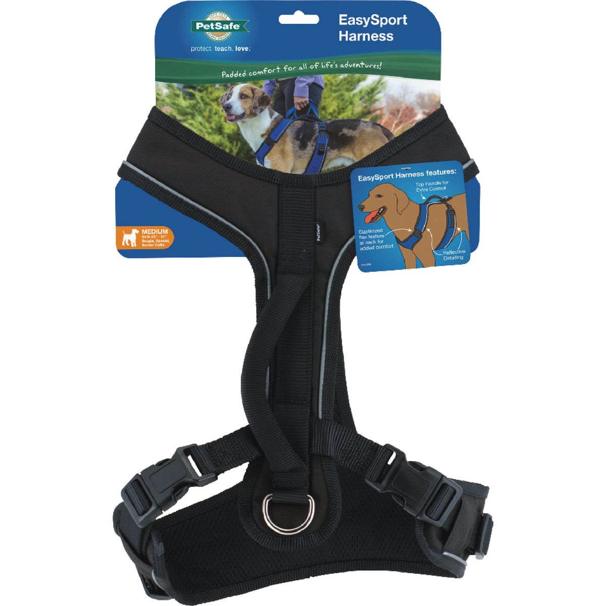 PetSafe EasySport Medium Black Dog Harness