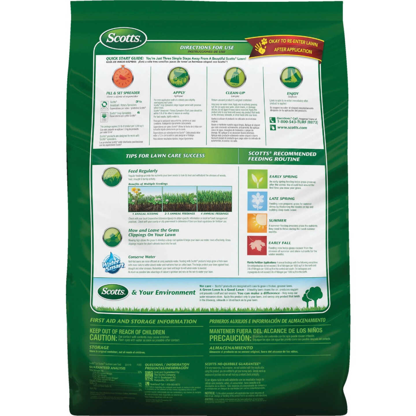 Scotts Turf Builder 14.06 Lb. 5000 Sq. Ft. Southern Lawn Food Image 8