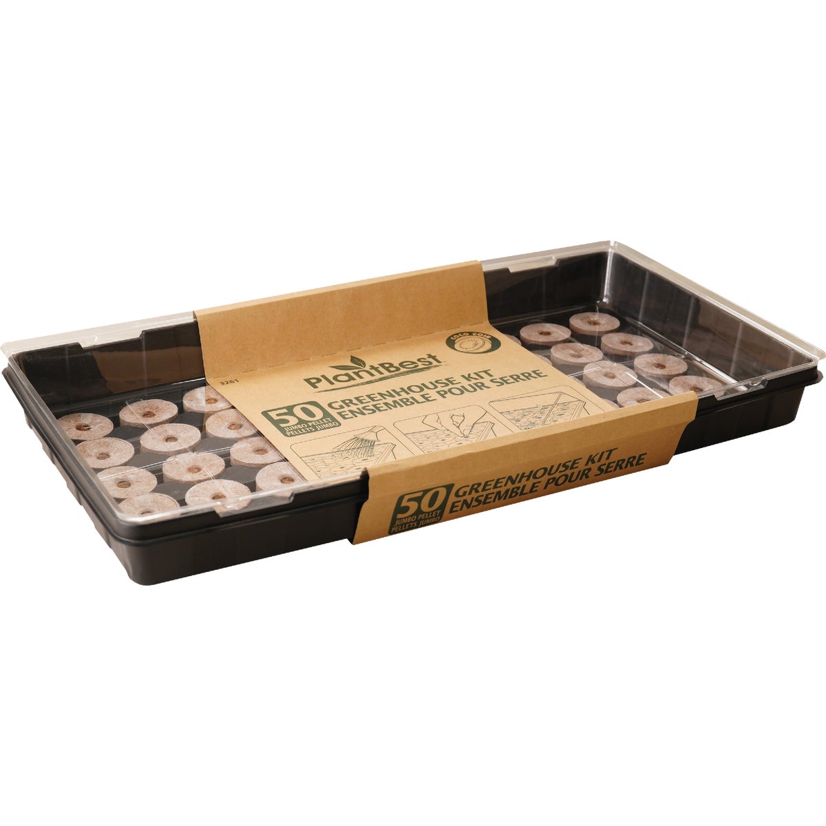 PlantBest 50-Pellet Coir Greenhouse Kit Image 7
