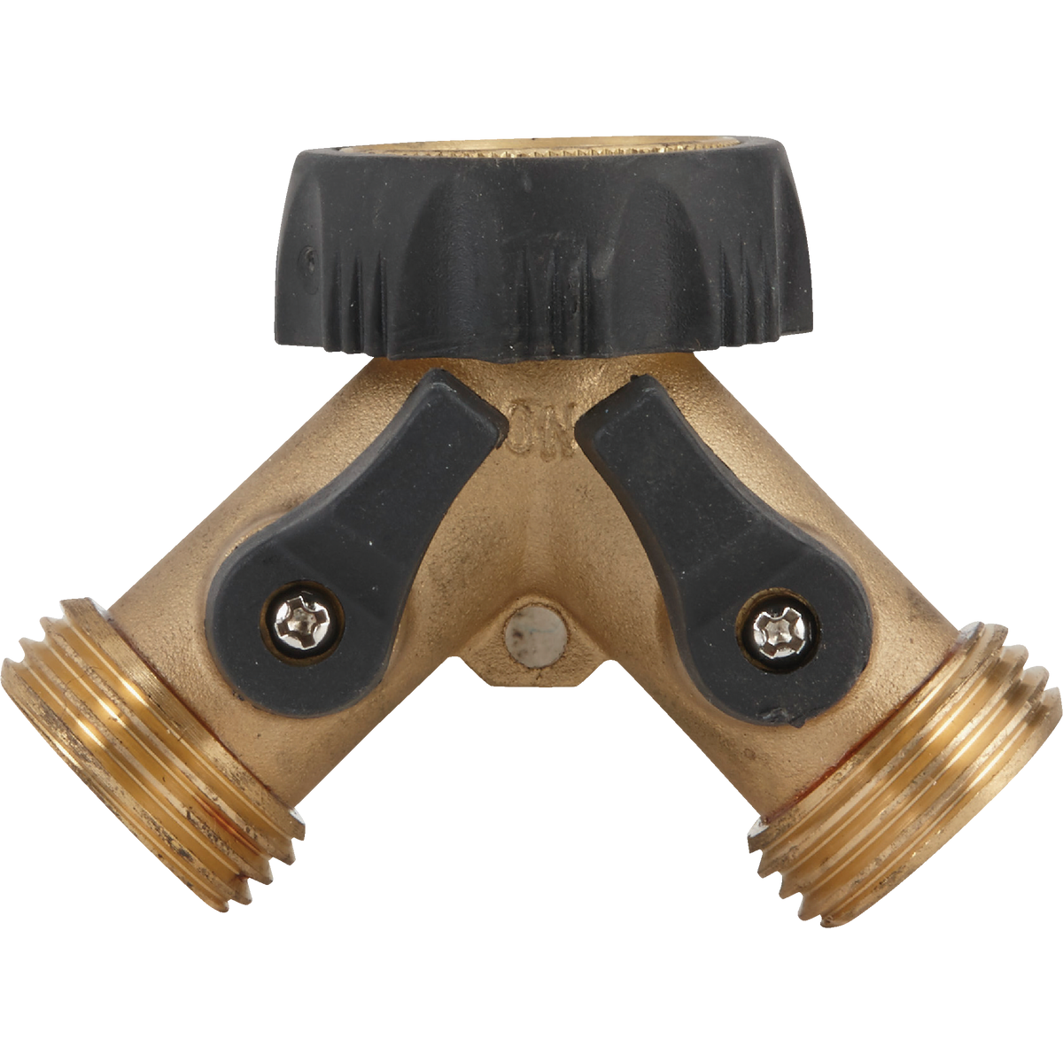 Best Garden Brass Y-Connector Hose Shutoff Image 3