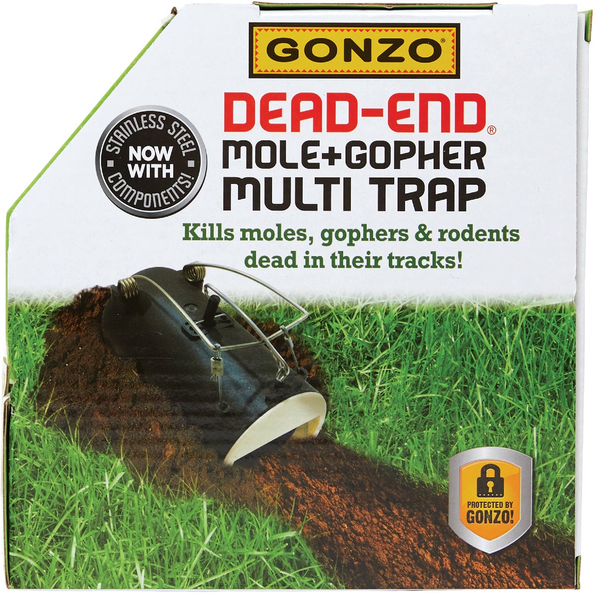 Gonzo Dead End Tube Mole & Gopher Trap Image 3
