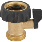 Best Garden Brass Single Hose Shutoff Image 1