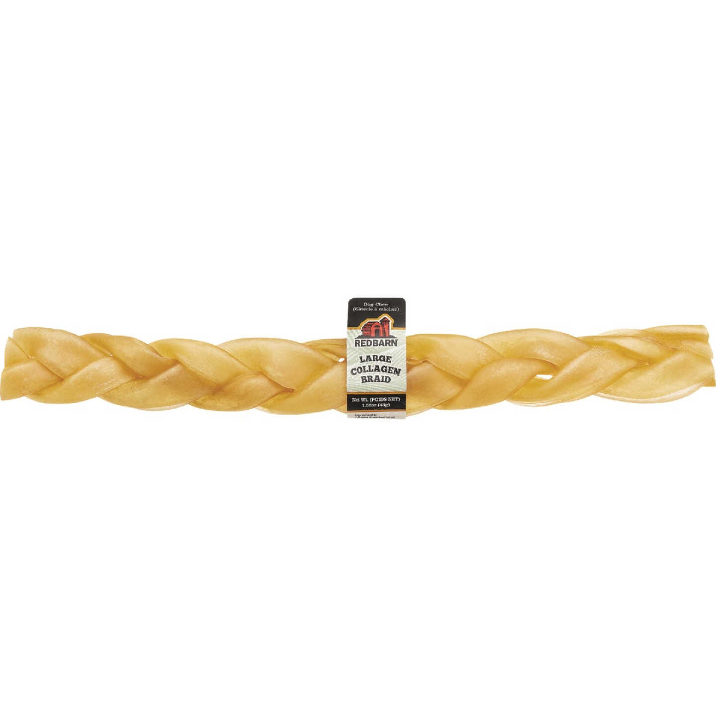 Redbarn Large Collagen Braid Dog Treat Image 1