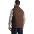 Berne Heartland Men's Large Bark Sherpa-Lined Washed Duck Vest Image 6