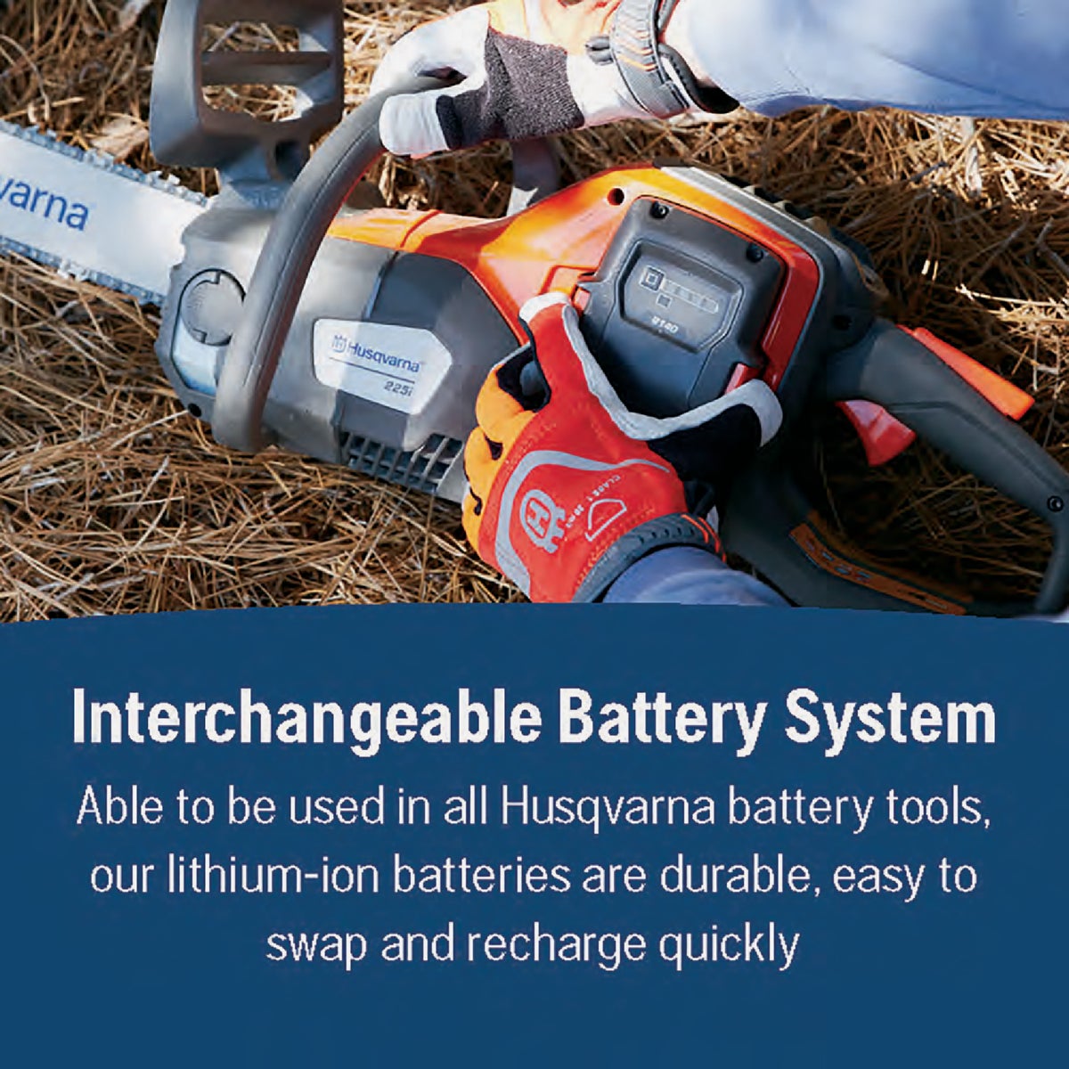Husqvarna 225i Power Axe 14 In. Battery Chainsaw Kit Image 6