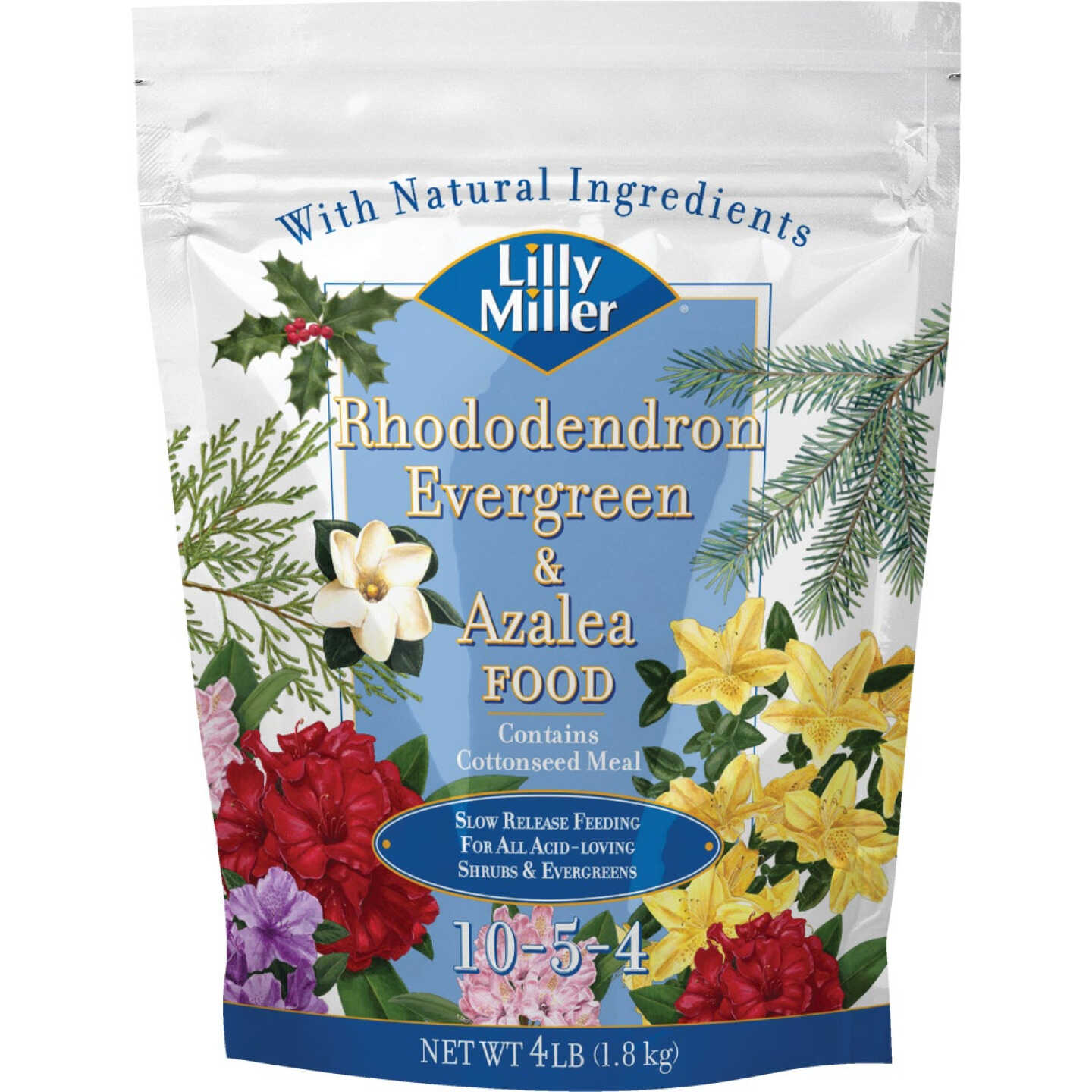 Lilly Miller 4 Lb. 10-5-4 Rhododendron, Evergreen, & Azalea Dry Plant Food Image 1