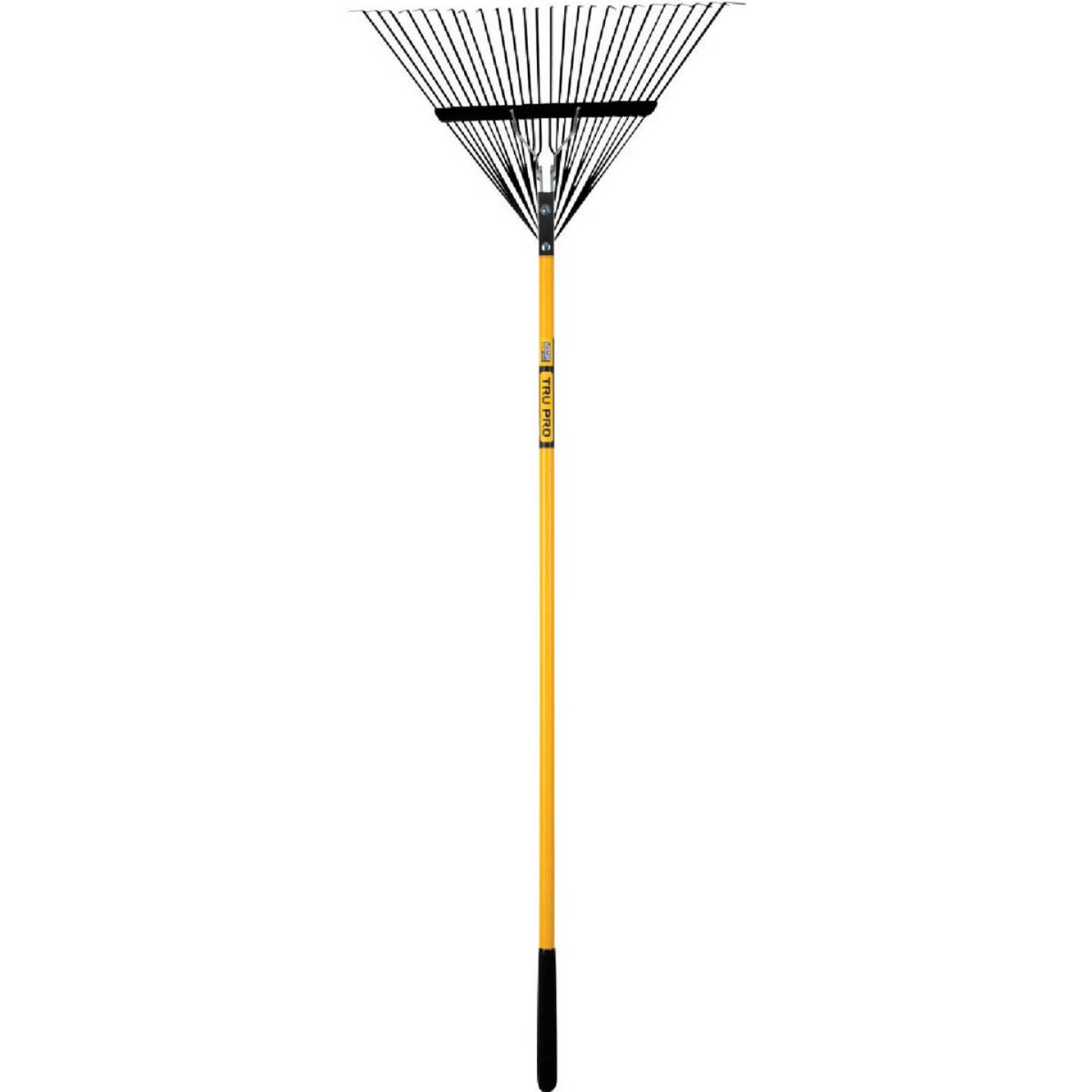 Truper Tru Pro 26 In. Steel Head 54 In. Fiberglass Handle Leaf Rake (26-Tine) Image 1