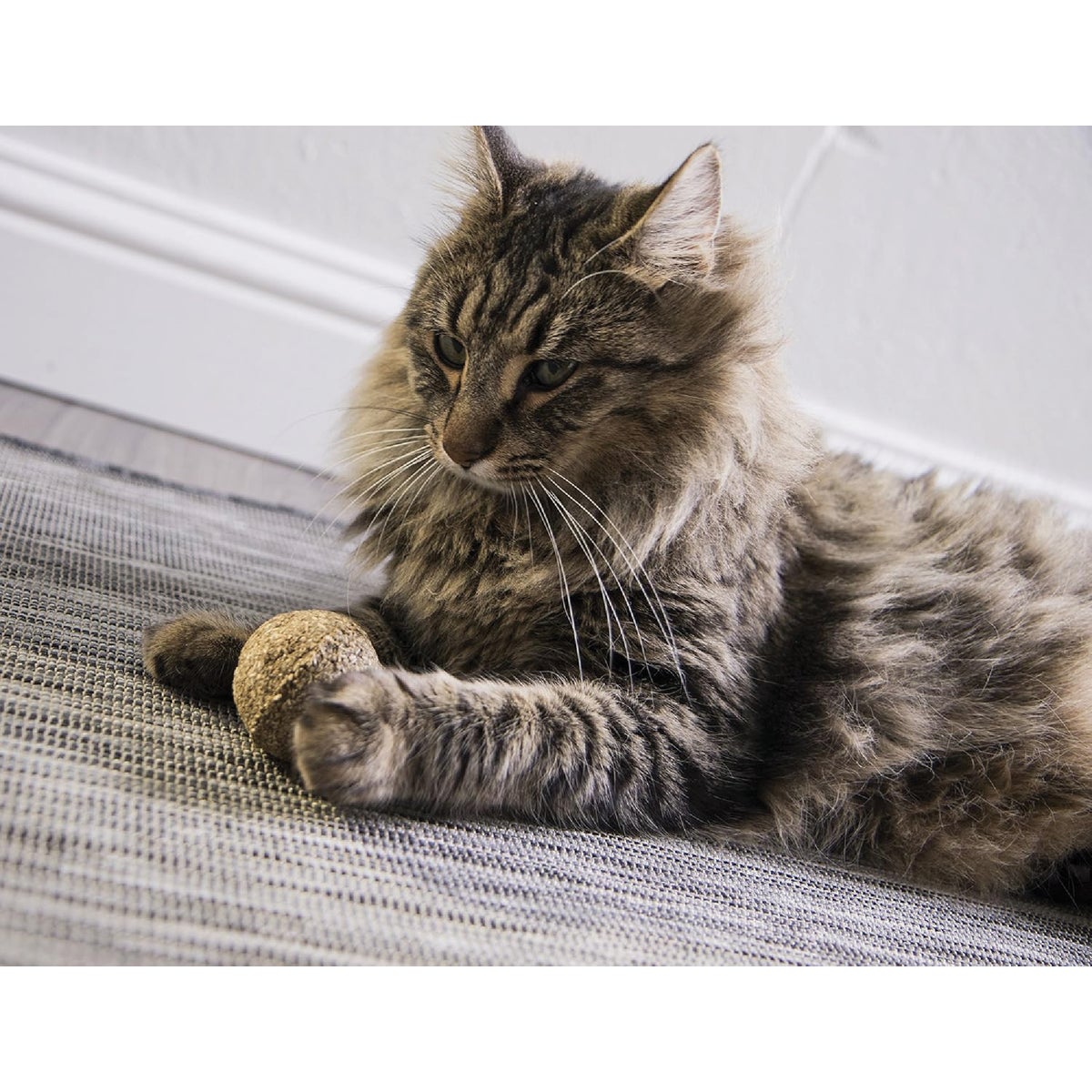 SmartyKat Catnip Kiss Compressed Catnip Ball Cat Toy Image 2