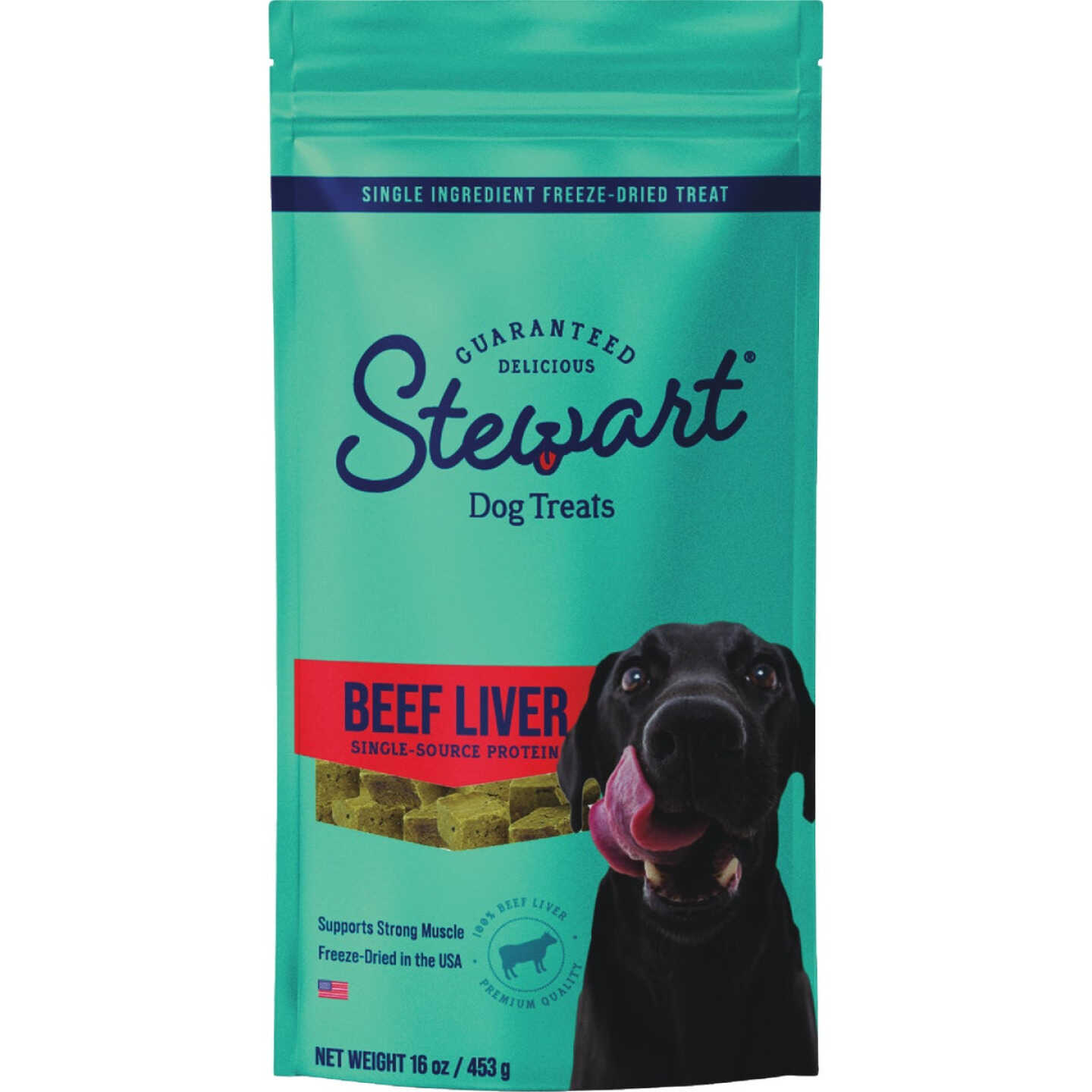 Stewart 16 Oz. Freeze-Dried Beef Liver Dog Treats Image 1