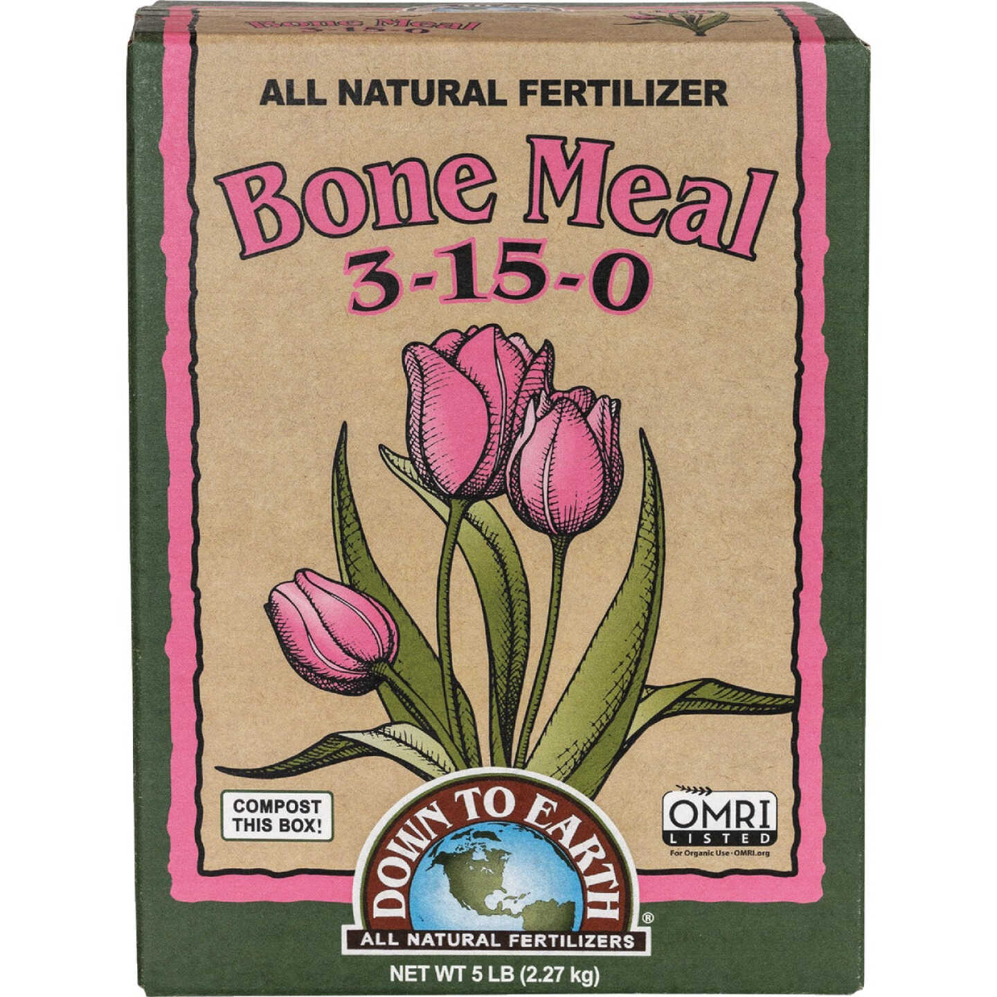 Down To Earth 5 Lb. 3-15-0 Bone Meal Image 1