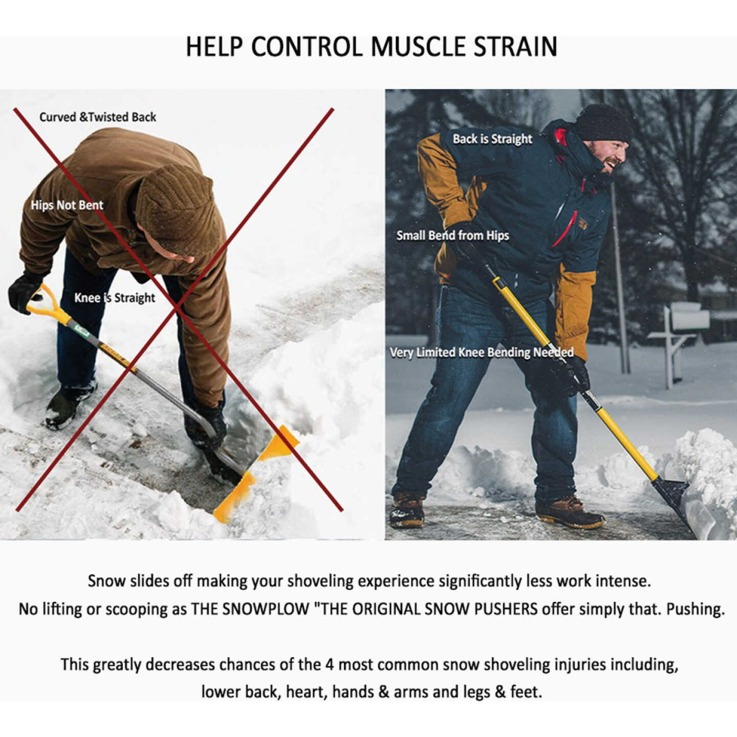 The Snow Plow 24 In. Original Snow Pusher Image 3