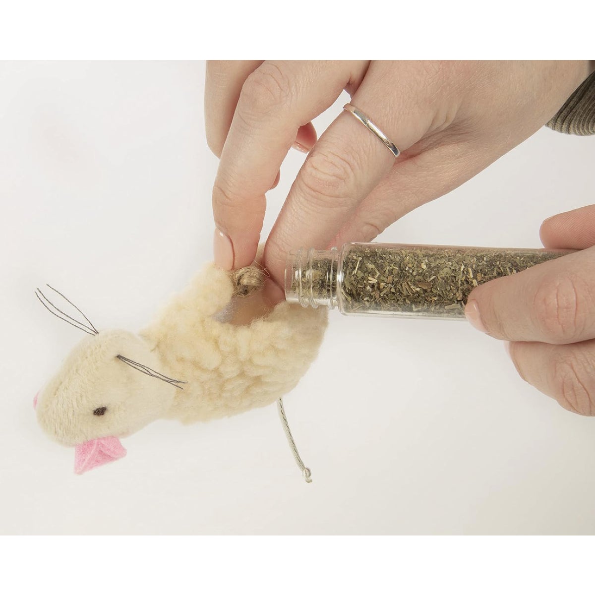 SmartyKat Madcap Mania Refillable Plush Catnip Cat Toy Image 2