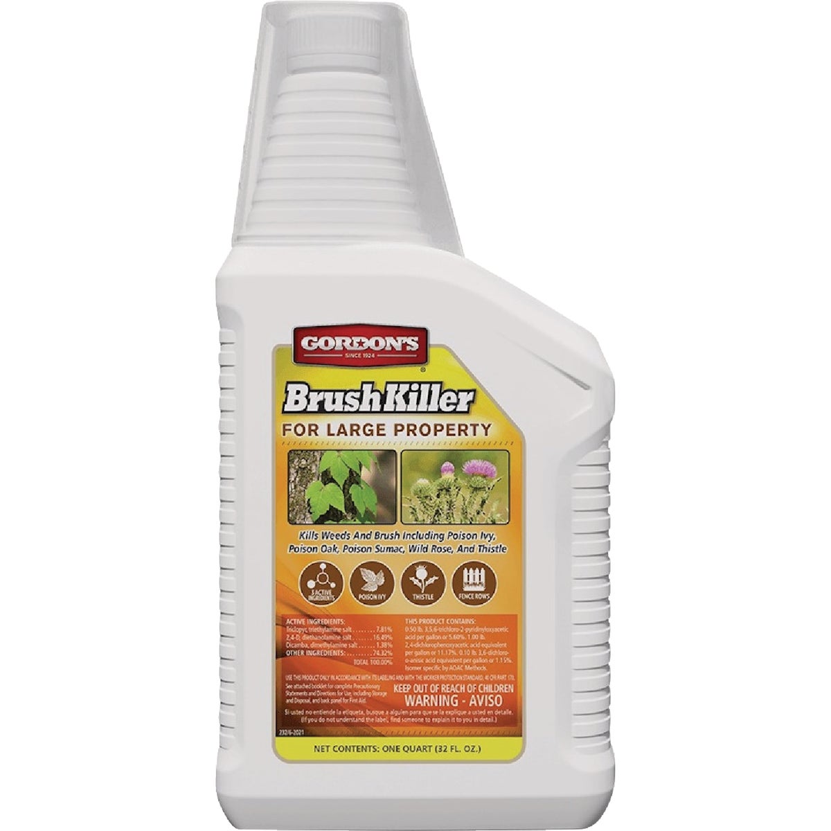 Gordon's 1 Qt. Concentrate Brush Killer for Large Property