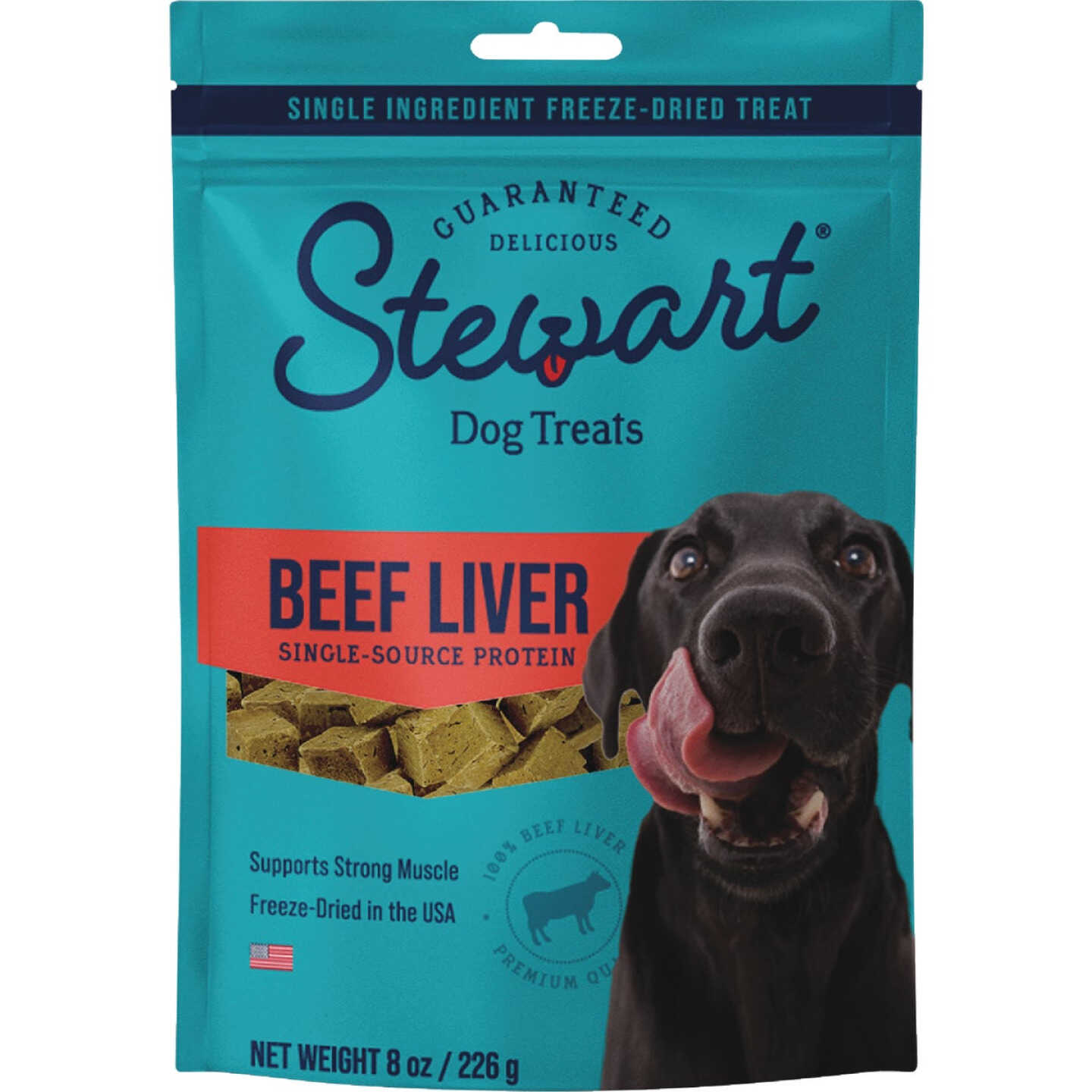 Stewart 8 Oz. Freeze-Dried Beef Liver Dog Treats Image 1
