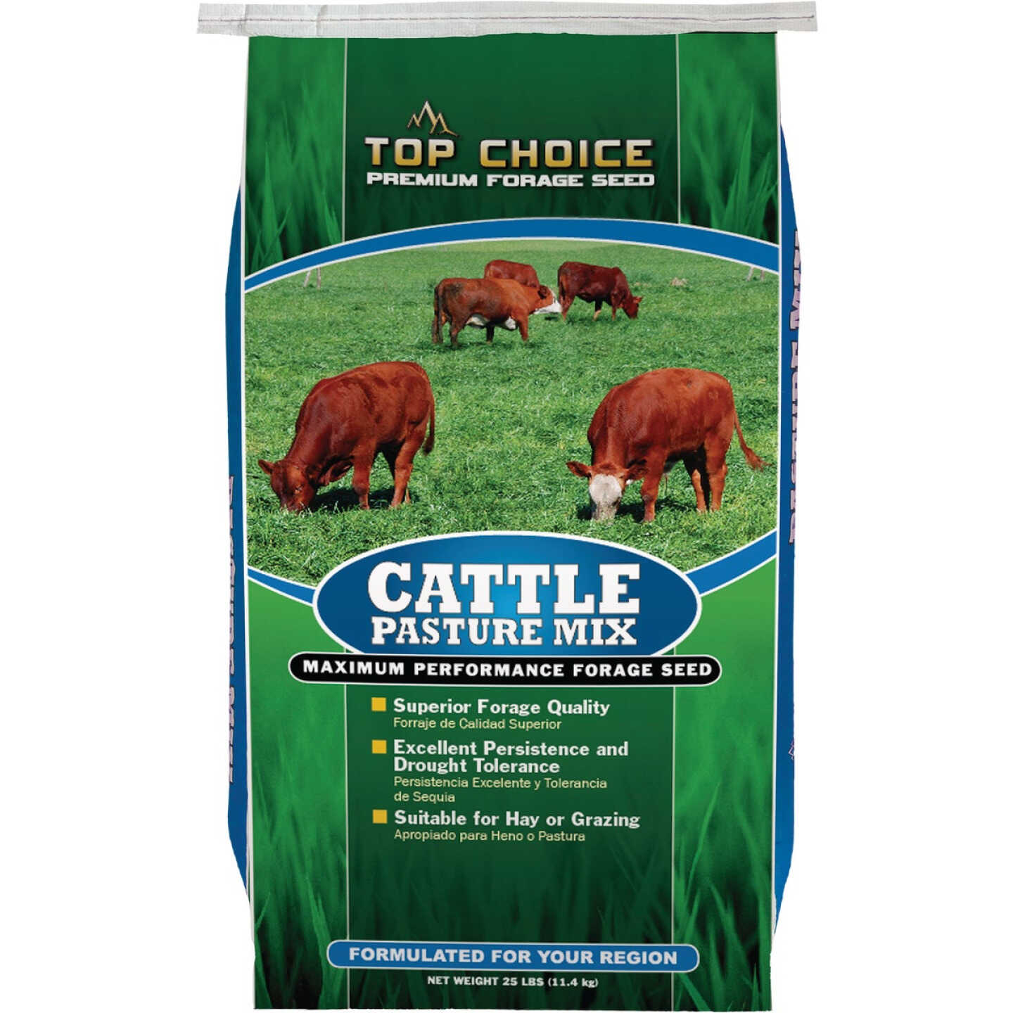 Top Choice 25 Lb. Cattle Pasture Mix Image 1