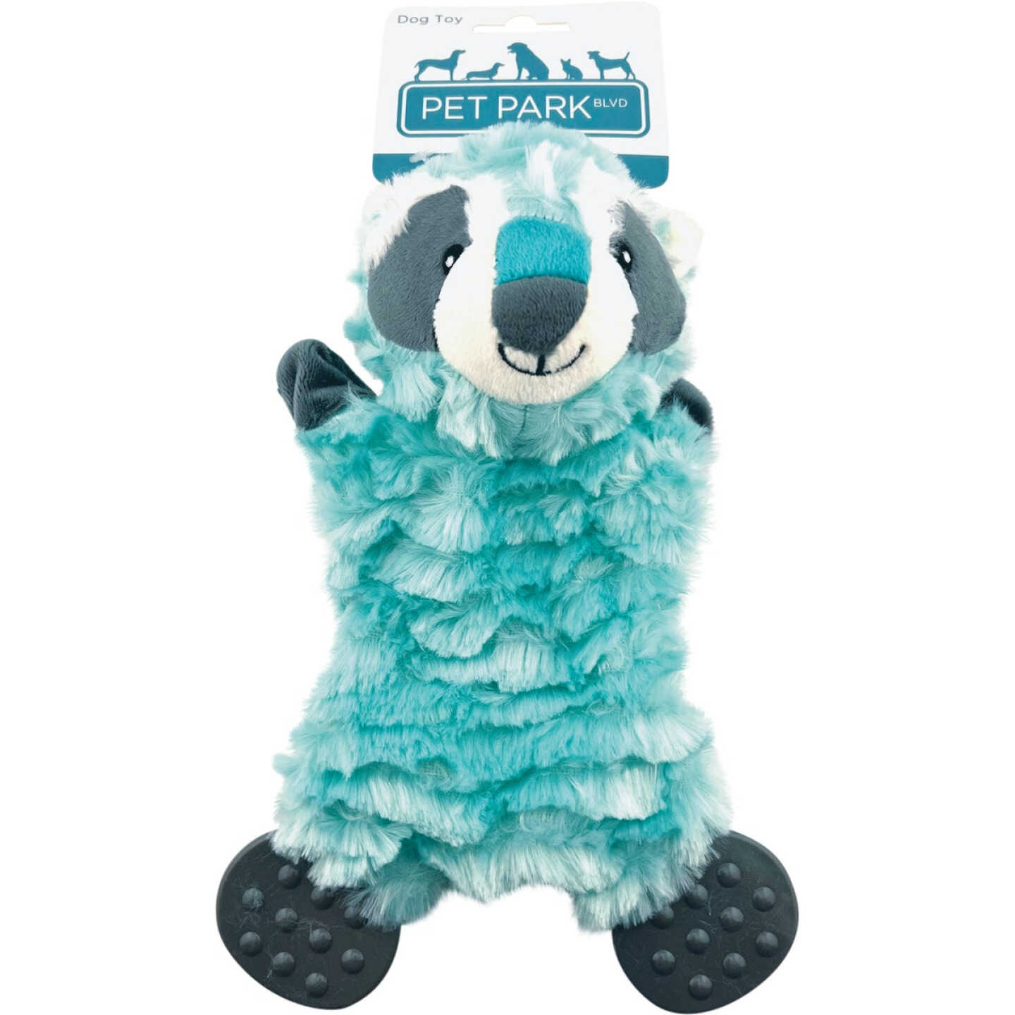 Boss Pet Pet Park Blvd Flatties Raccoon Dog Toy Image 2