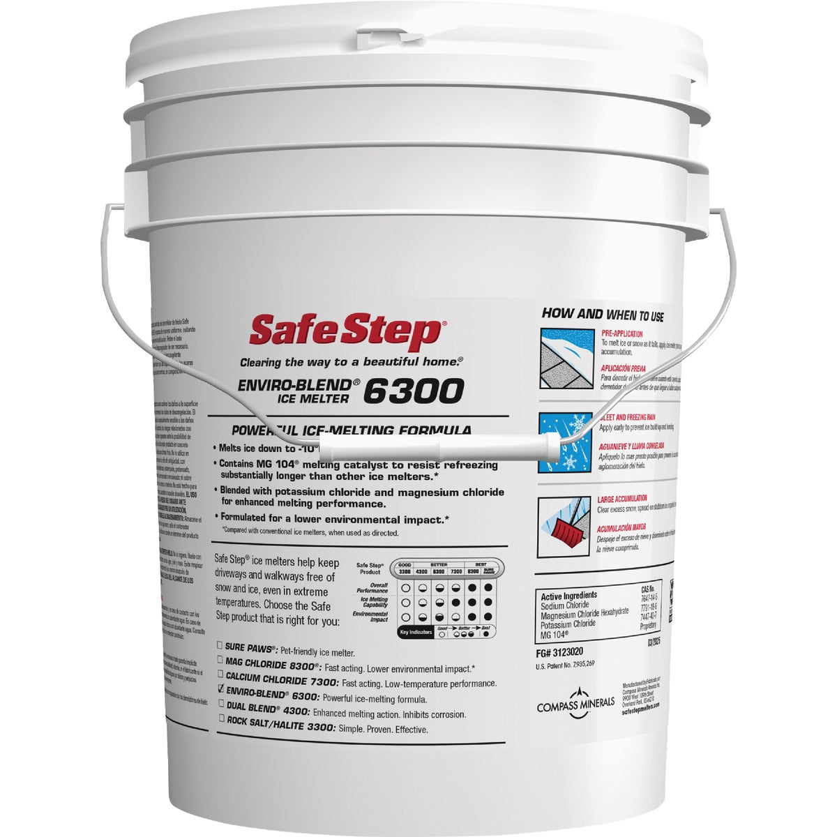 Safe Step Enviro-Blend 6300 40 Lb. Ice Melt Pellets Image 3