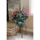 Best Garden Black Steel 21 In. H. Plant Stand Image 2